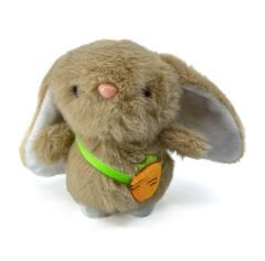 Sevimli Kahverengi Tavşan Büyük Kulak Peluş Anahtarlık