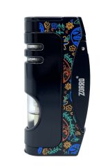 Zorro Metal Pürmüz Alevli Puro Çakmağı – Ethnic Art (Siyah)