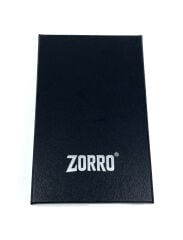 Zorro Metal Pürmüz Alevli Puro Çakmağı – Ethnic Art (Siyah)