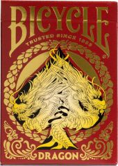 Bicycle Gold Dragon Red Oyun İskambil Kartı