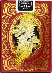Bicycle Gold Dragon Red Oyun İskambil Kartı