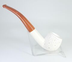 LULEPIPOMRT7 Lületaşı Pipo / Doğal Lületaşı El Yapımı Özel Kutulu