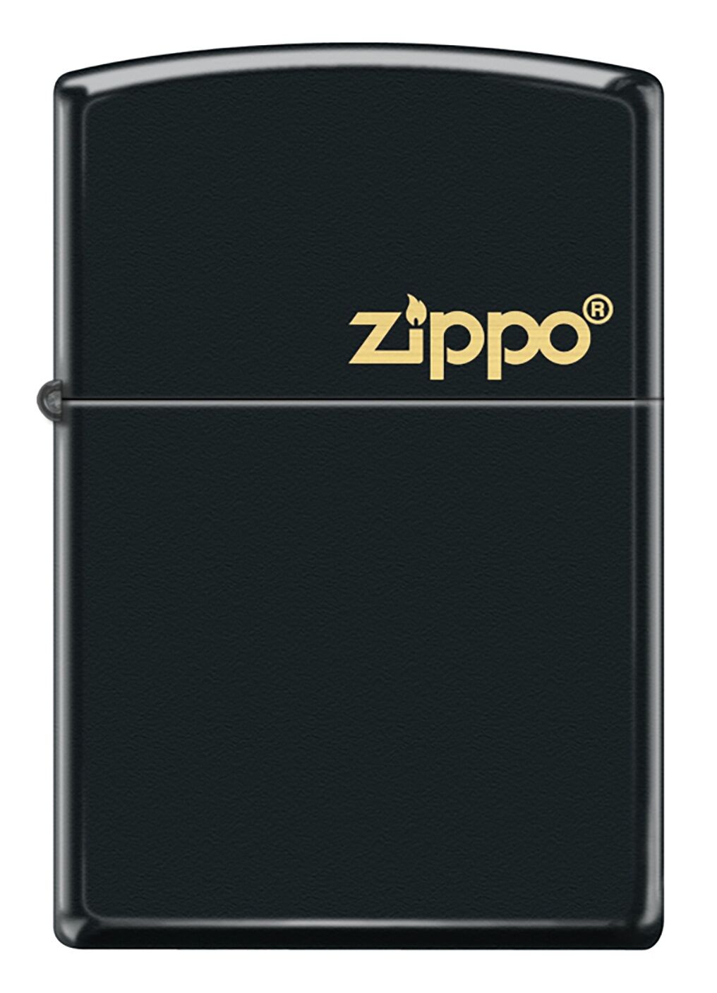 Zippo Logo Dizayn Black Matte Çakmak