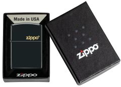 Zippo Logo Dizayn Black Matte Çakmak