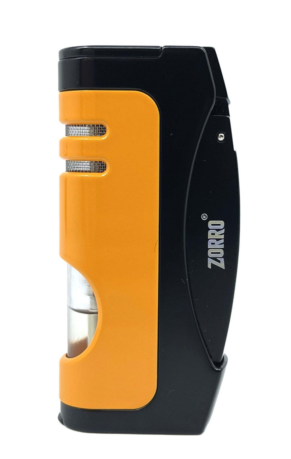 Zorro Metal Pürmüz Alevli Puro Çakmağı – Sarı/Siyah