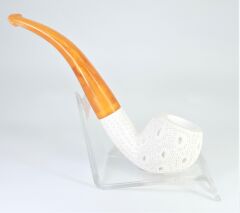 LULEPIPOMRT8 Lületaşı Pipo / Doğal Lületaşı El Yapımı Özel Kutulu