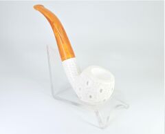 LULEPIPOMRT8 Lületaşı Pipo / Doğal Lületaşı El Yapımı Özel Kutulu