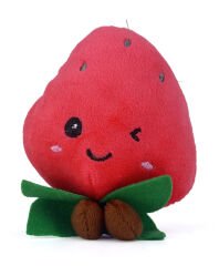 Sevimli Çilek Peluş Anahtarlık