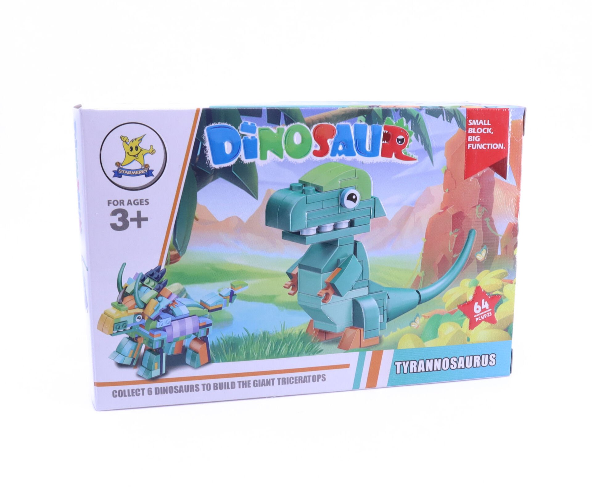 Dinosaur Dinozor Blok Oyuncak Seti 01 Tyrannosaurus