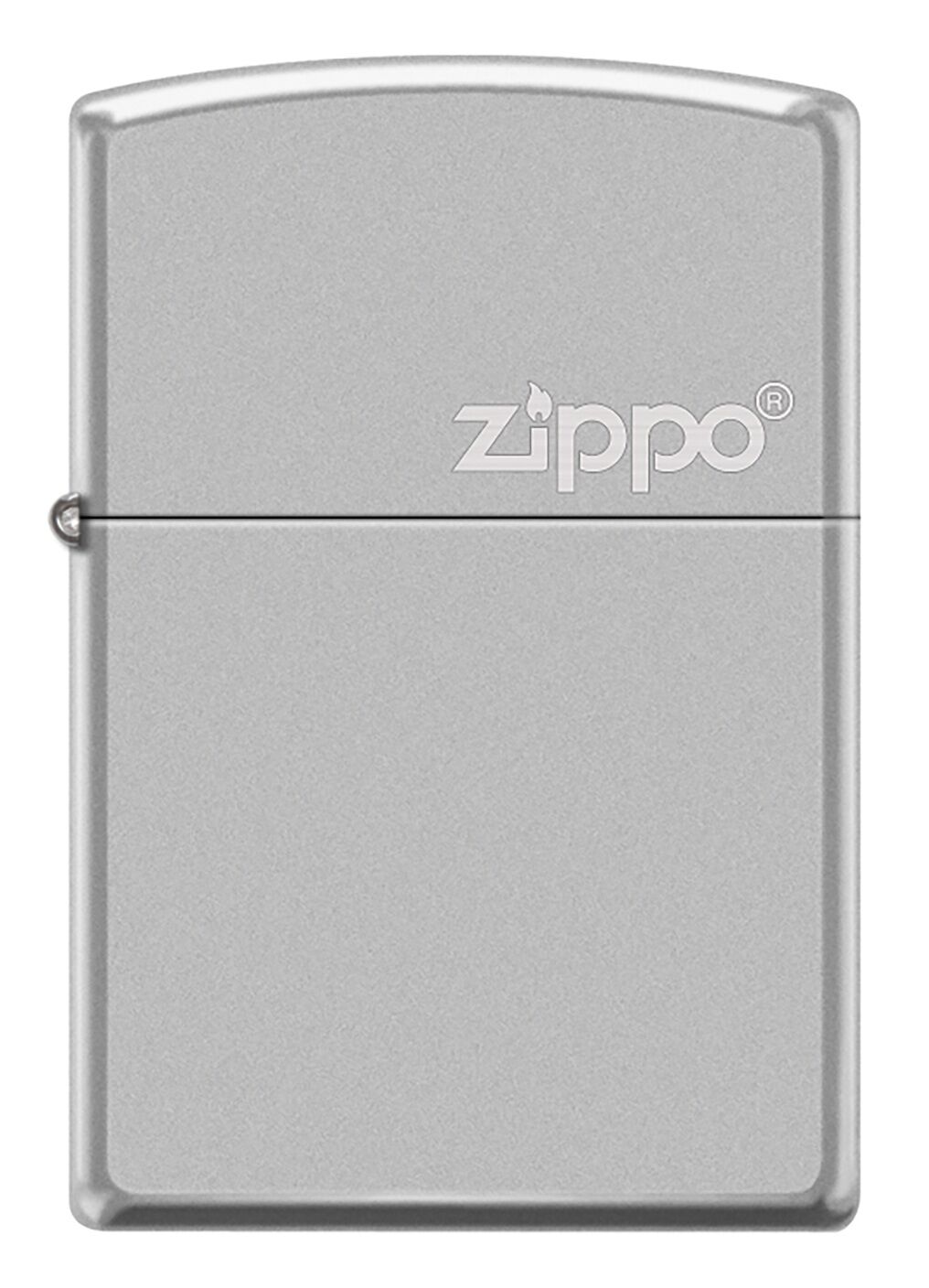 Zippo Logo Dizayn Satin Chrome Çakmak