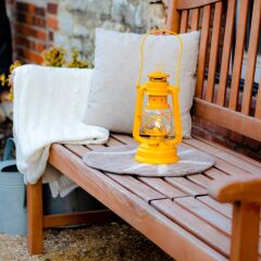 Feuerhand Baby Special 276 Gemici Feneri Açık Hava Fırtına Lambası, Alman Malı Hava Koşullarına Dayanıklı - Sarı
