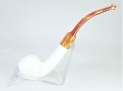 LULEPIPOMRT10 Lületaşı Pipo / Doğal Lületaşı El Yapımı Özel Kutulu