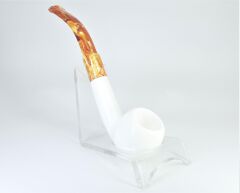 LULEPIPOMRT10 Lületaşı Pipo / Doğal Lületaşı El Yapımı Özel Kutulu