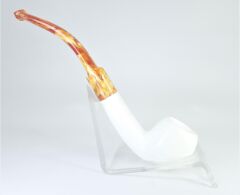 LULEPIPOMRT10 Lületaşı Pipo / Doğal Lületaşı El Yapımı Özel Kutulu