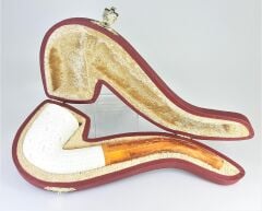 LULEPIPOMRT11 Lületaşı Pipo / Doğal Lületaşı El Yapımı Özel Kutulu