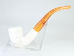 LULEPIPOMRT11 Lületaşı Pipo / Doğal Lületaşı El Yapımı Özel Kutulu