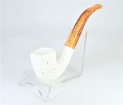 LULEPIPOMRT11 Lületaşı Pipo / Doğal Lületaşı El Yapımı Özel Kutulu