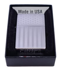 Zippo Ice Black U.S.A Flag Dizayn Çakmak