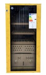 Boveda H-70S Elektrikli Humidor / Puro Saklama Dolabı - Gold Maun
