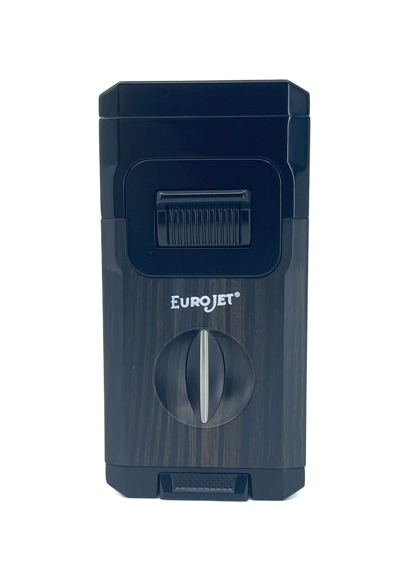 EuroJet Çift Torch Jet Alev Masa Tipi Puro Makaslı Puro Çakmağı - Siyah