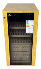 Boveda H-70S Elektrikli Humidor / Puro Saklama Dolabı - Gold Maun