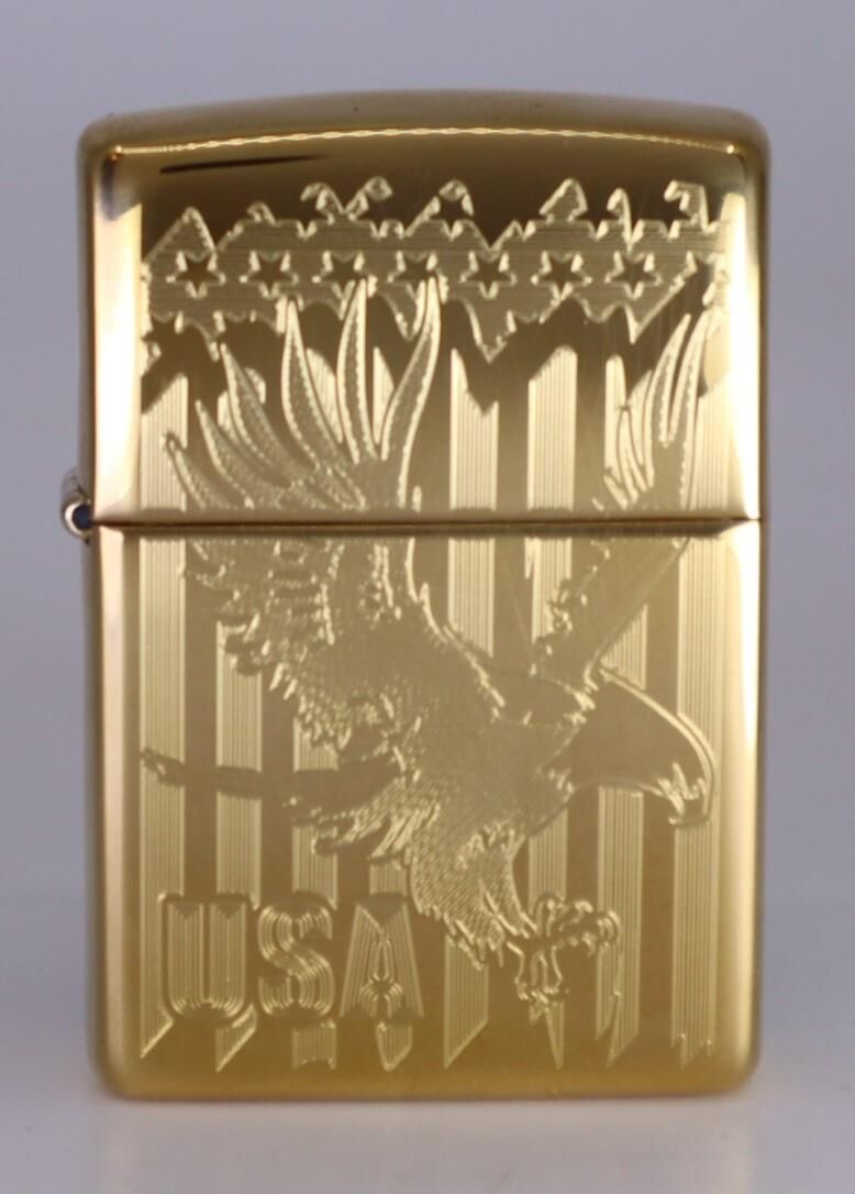 Zippo American Eagle Gold Dizayn Çakmak