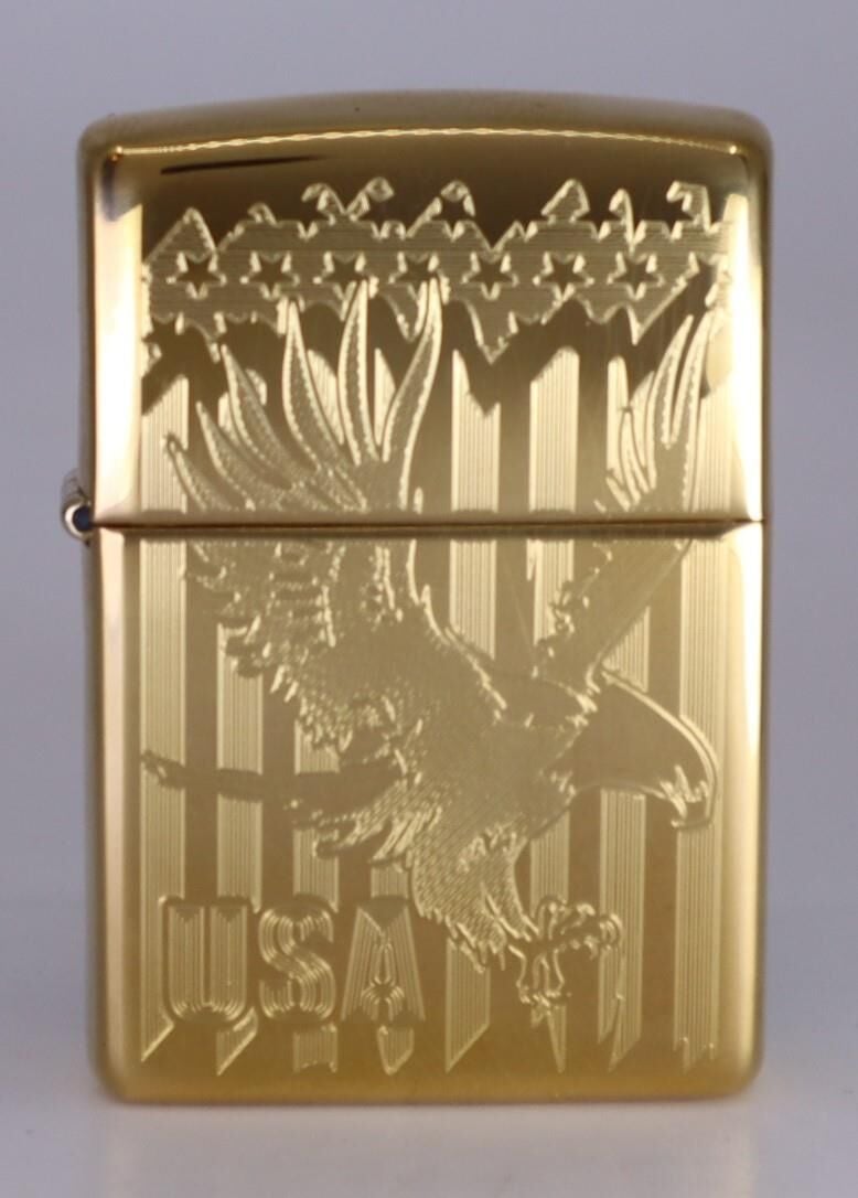 Zippo American Eagle Gold Dizayn Çakmak
