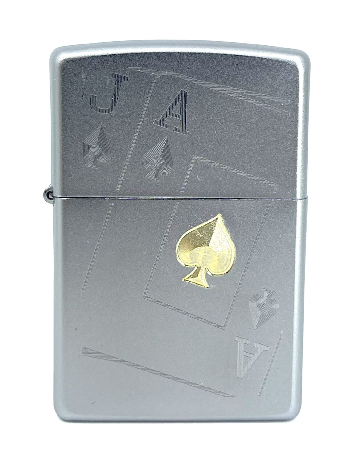 Zippo Spades Black Jack Dizayn Satin Chrome Çakmak