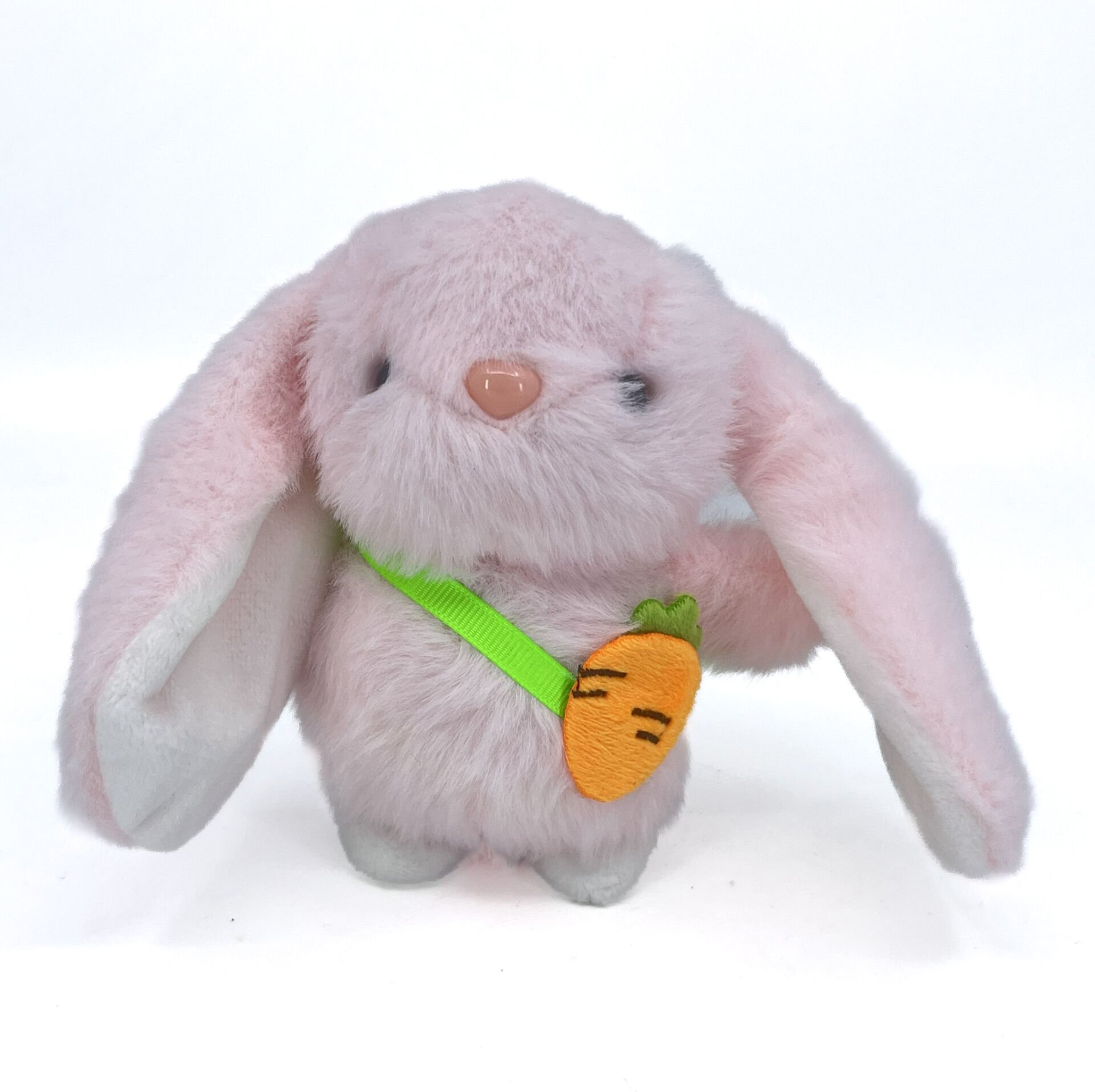 Sevimli Pembe Tavşan Büyük Kulak Peluş Anahtarlık