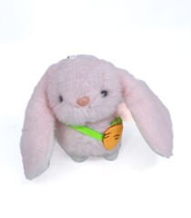 Sevimli Pembe Tavşan Büyük Kulak Peluş Anahtarlık