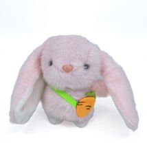 Sevimli Pembe Tavşan Büyük Kulak Peluş Anahtarlık