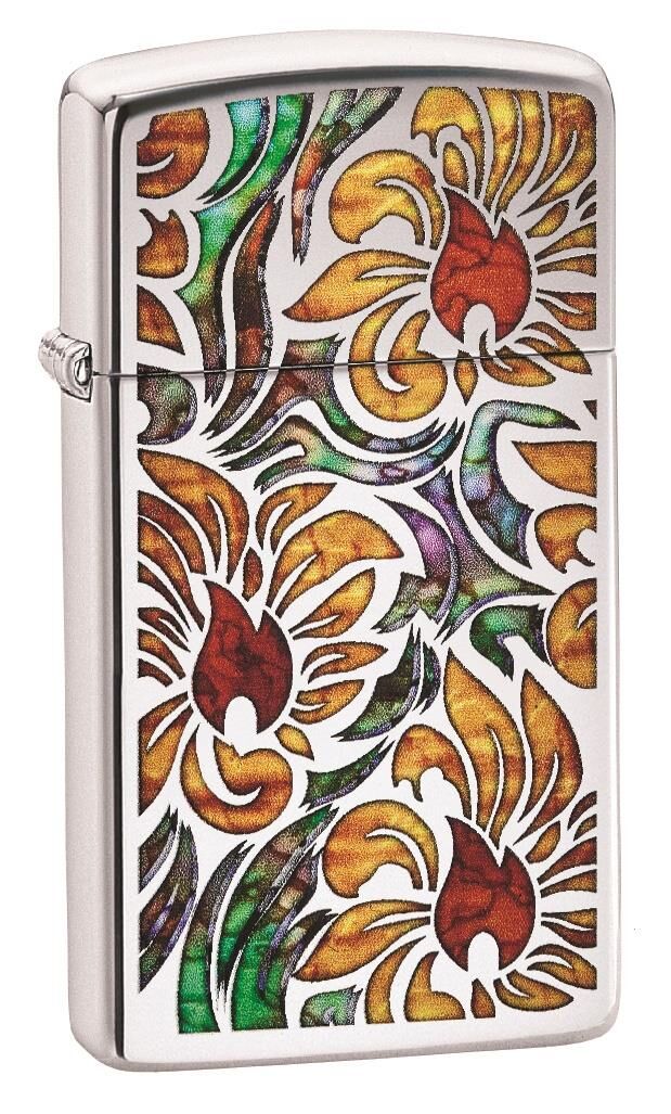 Zippo Fusion Floral Slim Çakmak