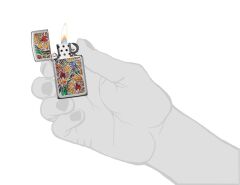 Zippo Fusion Floral Slim Çakmak