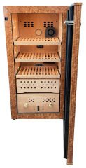 Boveda H-70S Elektrikli Humidor / Puro Saklama Dolabı - Kahverengi Maun