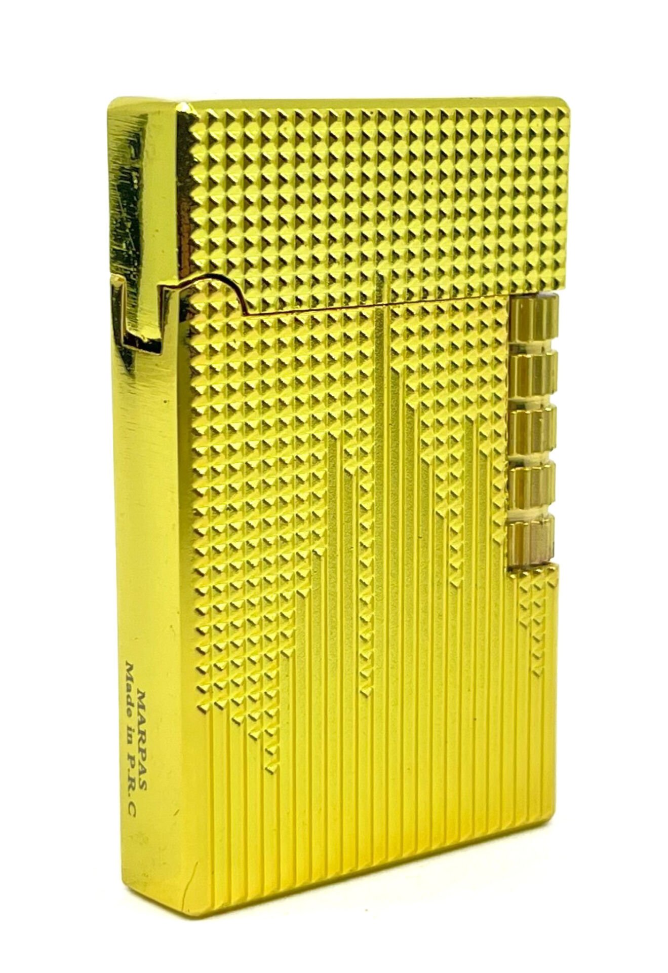 Dupont Tarzı Metal Çakmak - Soft Flame/Mum Alev - Gold