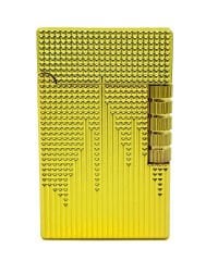 Dupont Tarzı Metal Çakmak - Soft Flame/Mum Alev - Gold