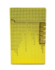 Dupont Tarzı Metal Çakmak - Soft Flame/Mum Alev - Gold