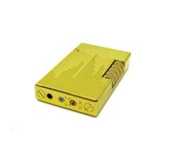 Dupont Tarzı Metal Çakmak - Soft Flame/Mum Alev - Gold