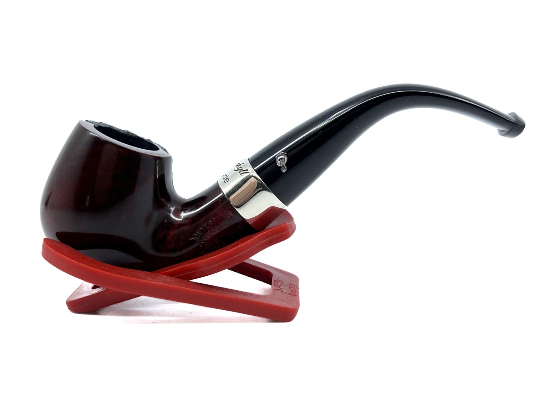 Peterson Dr. Jekyll & Mr. Hyde - Partical Rusticated Kırmızı 9 mm Filtreli Vulcanite Saplı Pipo 205790