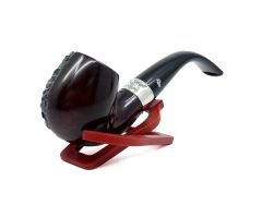 Peterson Dr. Jekyll & Mr. Hyde - Partical Rusticated Kırmızı 9 mm Filtreli Vulcanite Saplı Pipo 205790