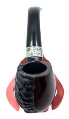 Peterson Dr. Jekyll & Mr. Hyde - Partical Rusticated Kırmızı 9 mm Filtreli Vulcanite Saplı Pipo 205790