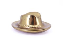 Şapka Puro Tutucu/Sehpa - Bronz