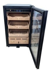 Boveda H-70L Elektrikli Humidor / Puro Saklama Dolabı - Siyah