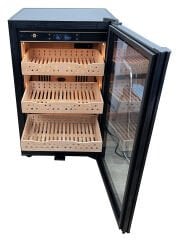 Boveda H-70L Elektrikli Humidor / Puro Saklama Dolabı - Siyah