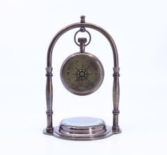 Dekoratif Masaüstü Saat ve Pusula