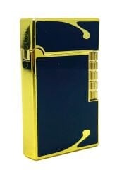 Dupont Tarzı Metal Çakmak Soft Flame Mum Alev - Black Gold