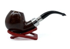 Peterson System Spigot B42 Filtresiz Vulcanite Saplı Pipo 206090