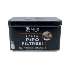 Şahin Pipo 9mm Balsa Ağacı Pipo Filtresi - 200 Adet Ekonomik Paket