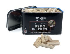 Şahin Pipo 9mm Balsa Ağacı Pipo Filtresi - 200 Adet Ekonomik Paket