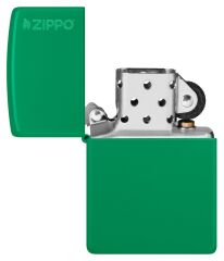 Zippo Green Grass Logo Parlak